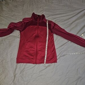 Women's Red Adidas Track Jacket
